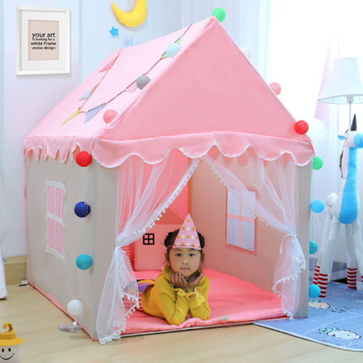 [Lều cho bé] Lều công chúa mẫu lớn s5 thiết kế hiện đại &lt;sẵn hàng