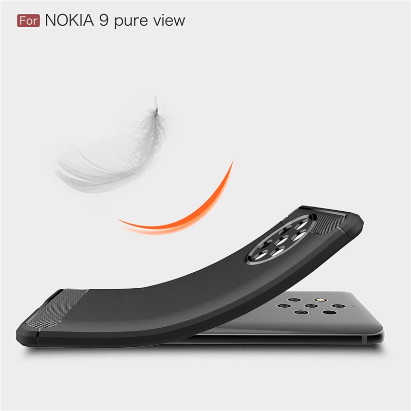 Ốp lưng chống sốc cho Nokia 9 Pure View hiệu Likgus (chuẩn quân đội, chống va đập, chống vân tay) - Hàng chính hãng