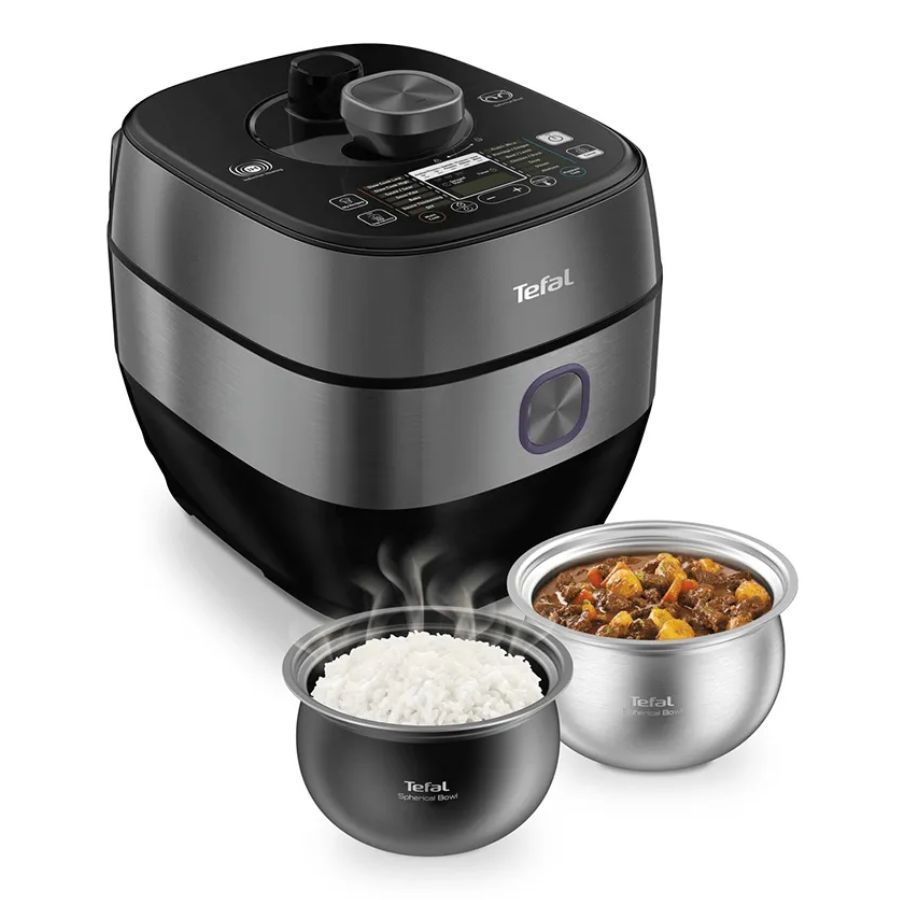 Nồi Áp Suất Tefal CY638868 5L Đen &amp; xám, công suất 1300W - Bảo hành chính hãng 2 năm, hàng nhập khẩu.