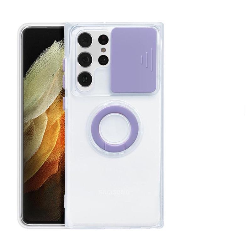 Ốp lưng dành cho Galaxy S22, S22 Plus, S22 Ultra, S21 FE, S21, S21 Plus, S21 Ultra dẻo trong có iring