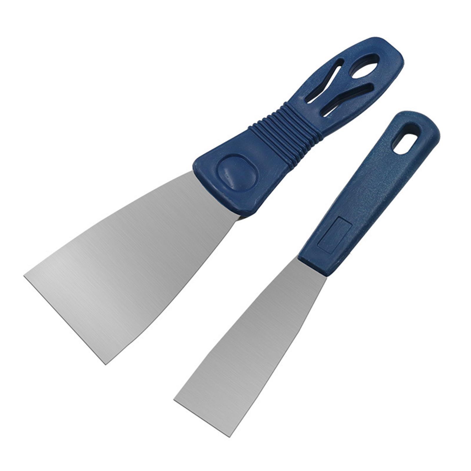 2Pcs Putty  Set High Carbon Steel 1 in and 2 in for Removing Wallpaper
