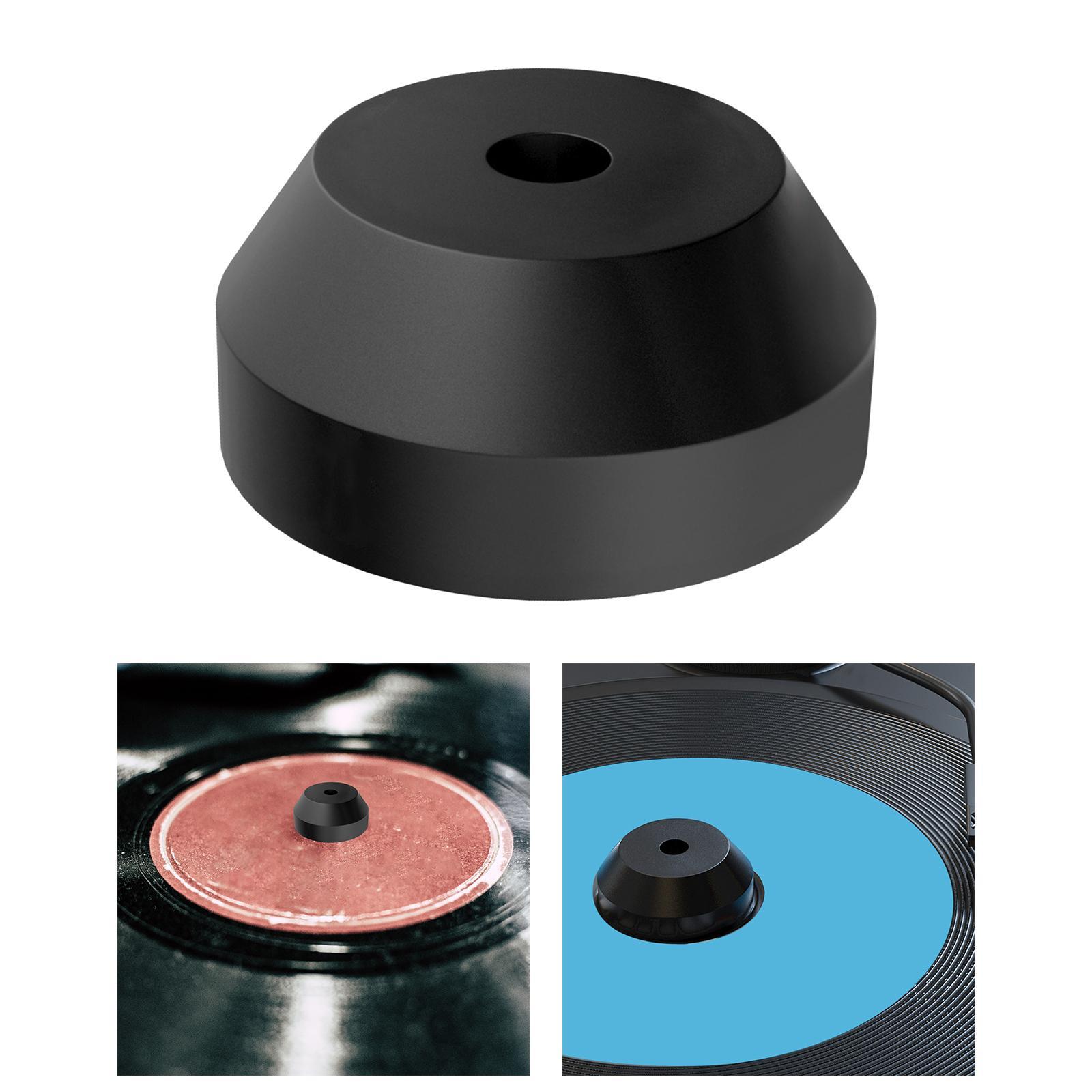 Record Adapter, Record Player Turntable Sound Adaptor Stable Record Adjuster Precision Accessories, Aluminum Professional DJ