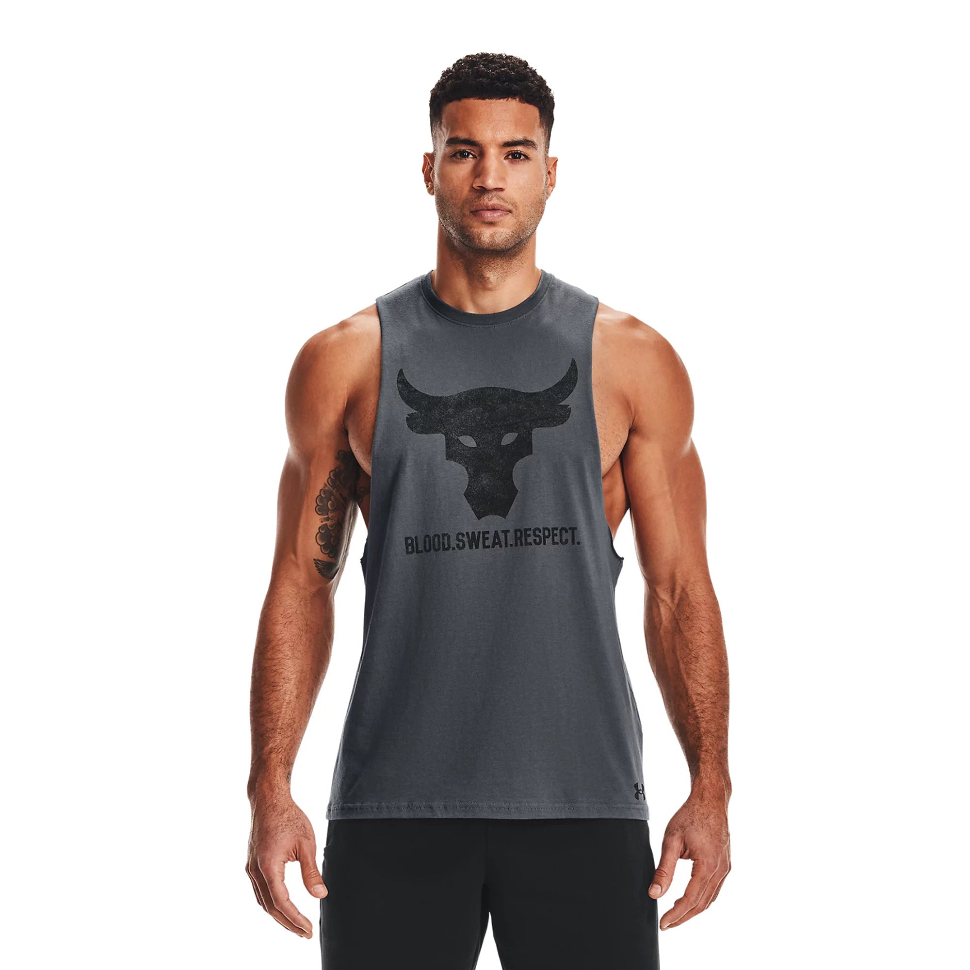 Áo ba lỗ thể thao nam Under Armour Project Rock Brahma Bull - 1361721-012