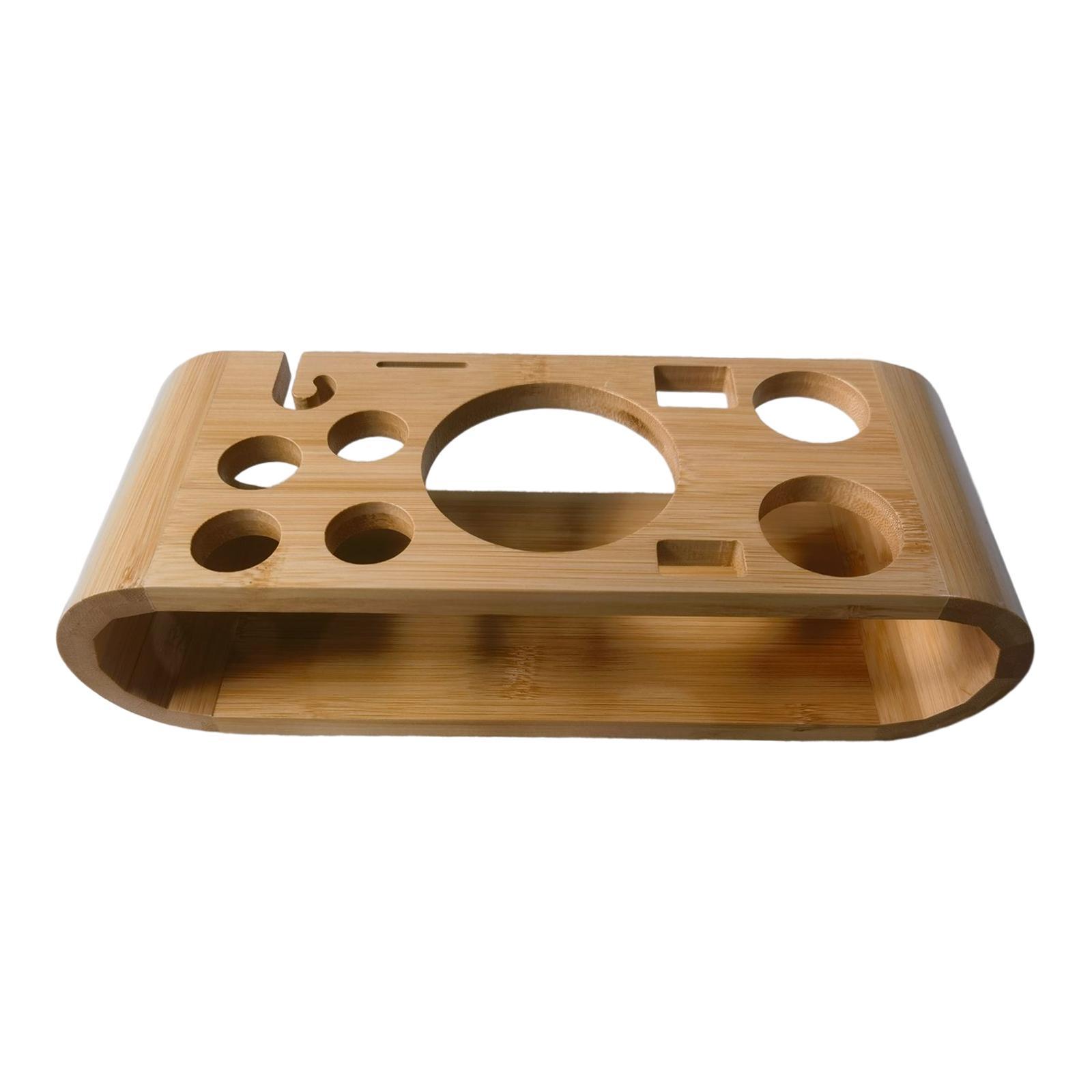 Cocktail Shaker Wooden Rack Equipment Display Stand for Home Party Beginners