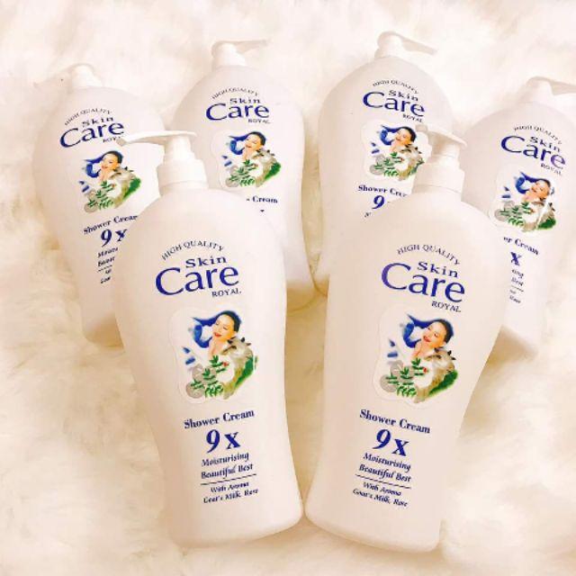 Sữa tắm dê White care 9x chai 1200ml - tongkhohuyhoang168