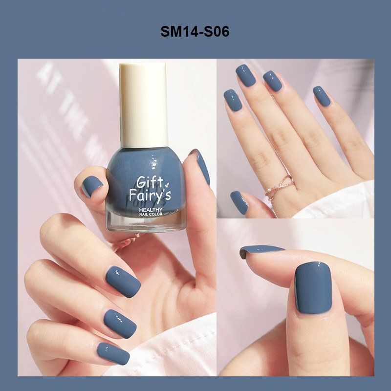 Sơn móng tay gel Hàn Quốc, sơn móng tay bóng nhanh khô nail nhiều màu dễ thương SM14