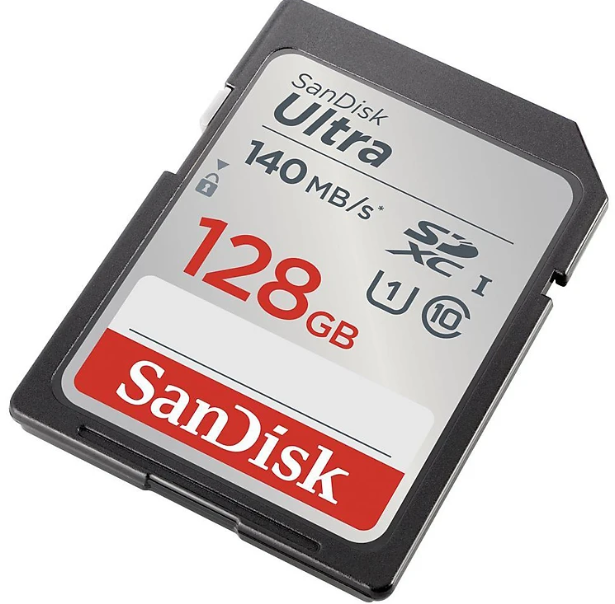 Thẻ nhớ SDXC SanDisk Ultra tốc độ 140MB/s 128GB - Hàng Chính hãng