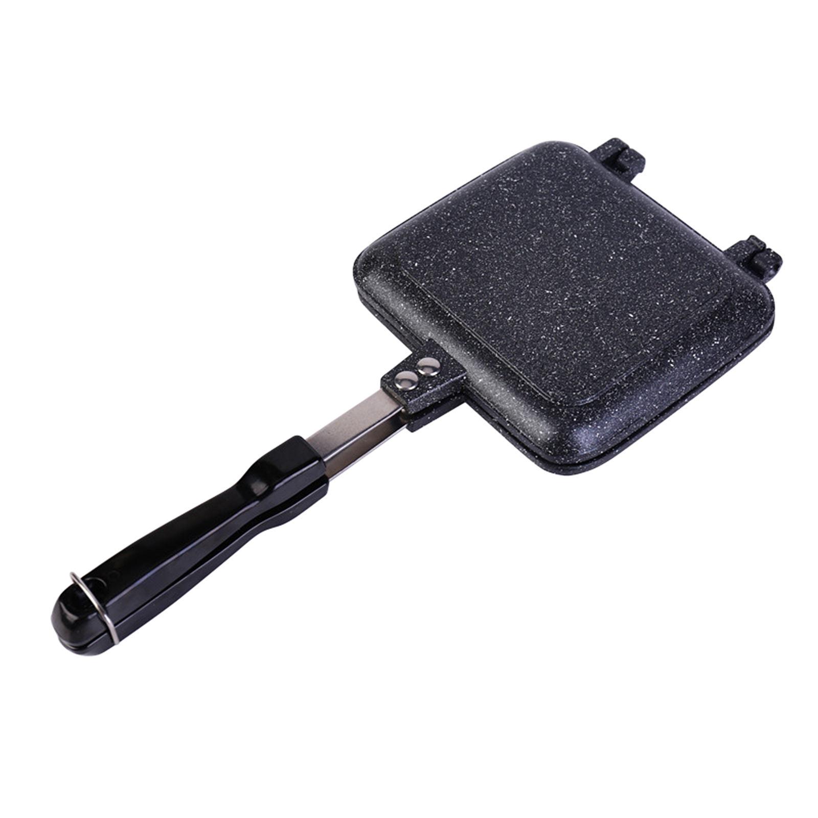 Gas Double-Side Sandwich Maker Bread Toast Machine Barbecue Mold Frying Pan