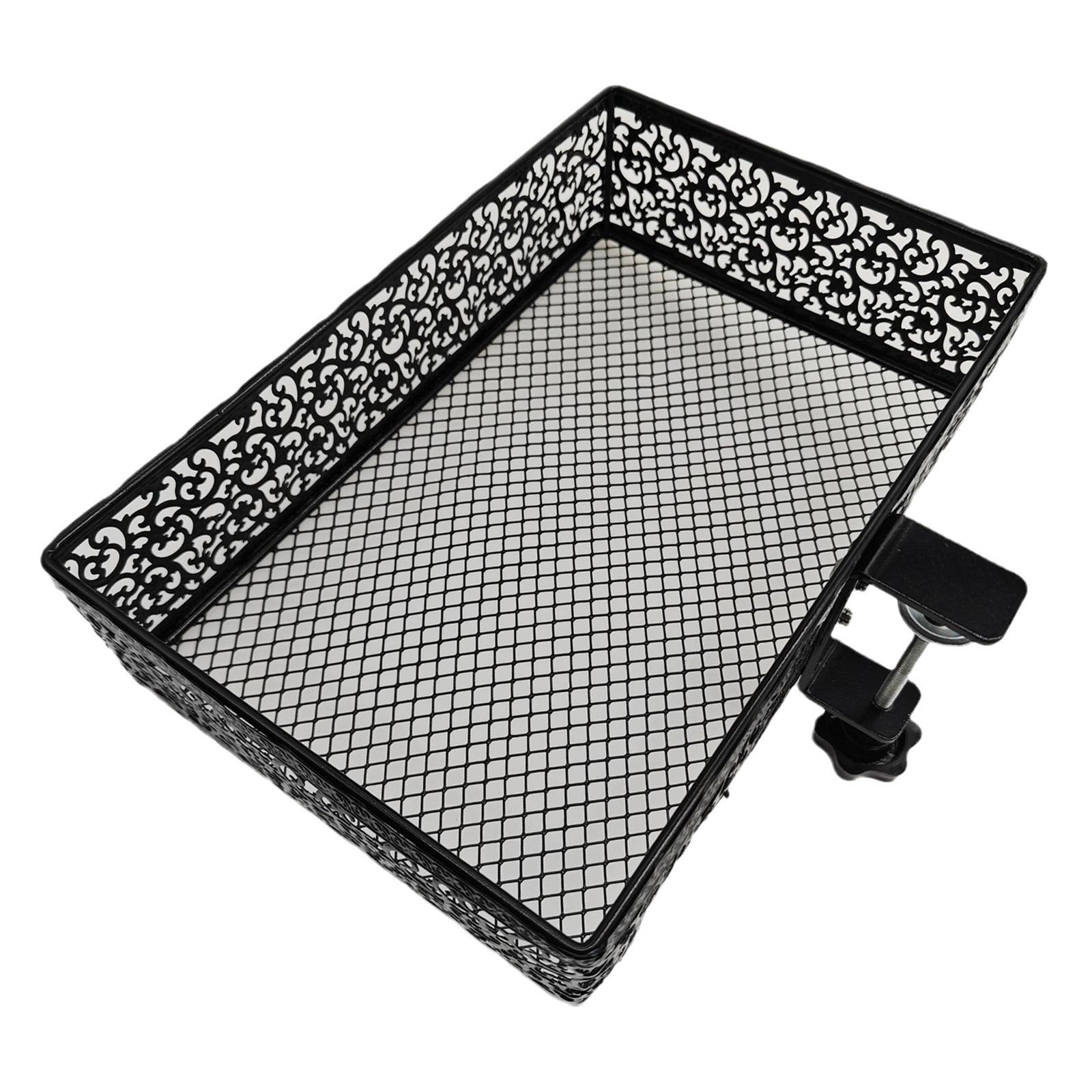 Under Desk Storage Desktop Drawer Basket Accessories Metal Rotatable Rack Swivel Desk Mount Tray Hidden Desktop Drawer Basket