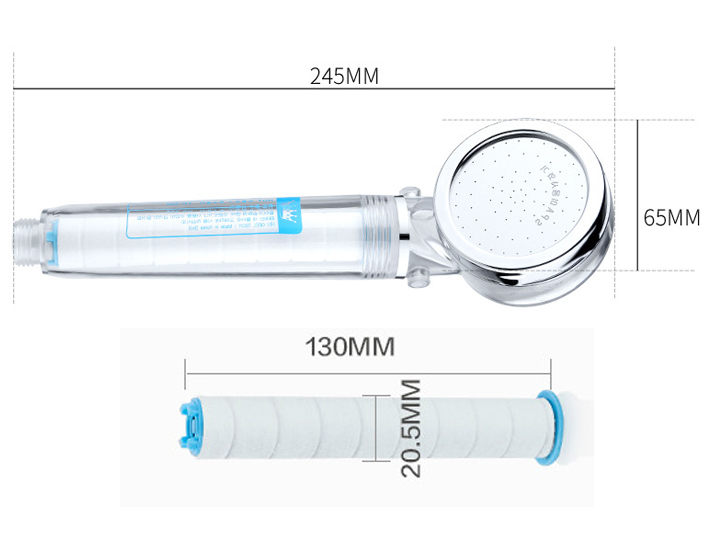 Vòi sen YC-300 tăng áp lõi lọc nước khử khuẩn Hàn Quốc - Tặng thêm 1 lõi lọc GD00006