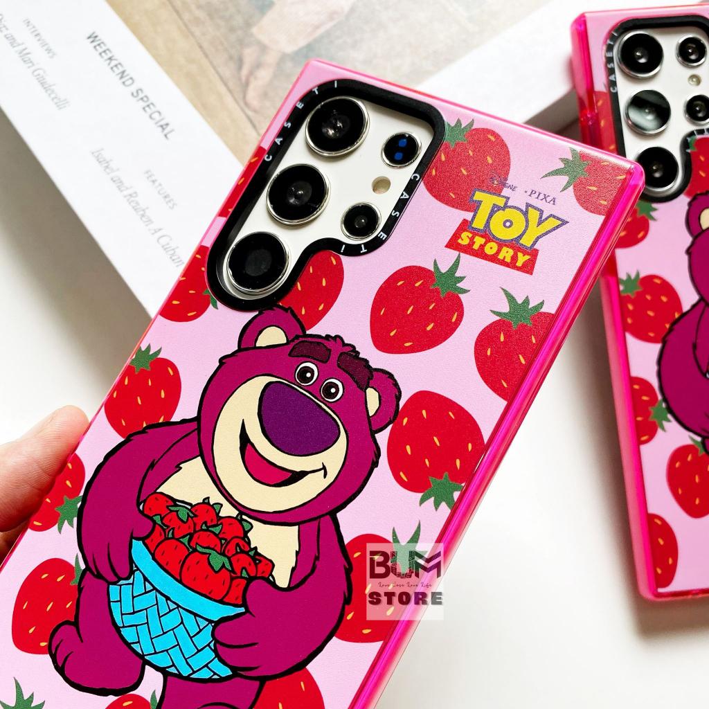 Ốp Lưng Silicon Hình Gấu Lotso Cho Samsung Galaxy S23 Ultra / S22 Ultra - BUM STORE GALAXY CASE