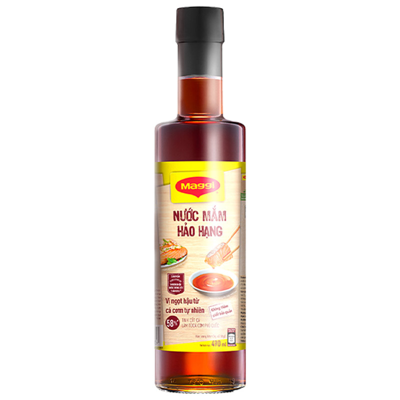 Nước mắm MAGGI Hảo Hạng - COMBO 3 chai thủy tinh x 490ml
