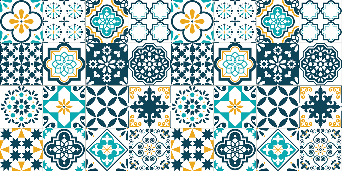 Decal - Ms: KT12 - 64 ô 15x15 - KT 60x240cm