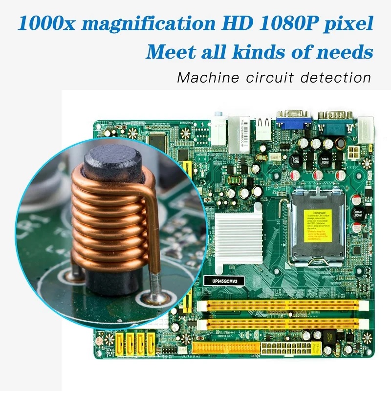 Kính Hiển Vi Kỹ Thuật Số Zoom 1000X Kỹ Thuật Số 1080P WIFI Đèn LED Kết Nối Điện Thoại Không Dây F210 - Hàng Nhập Khẩu