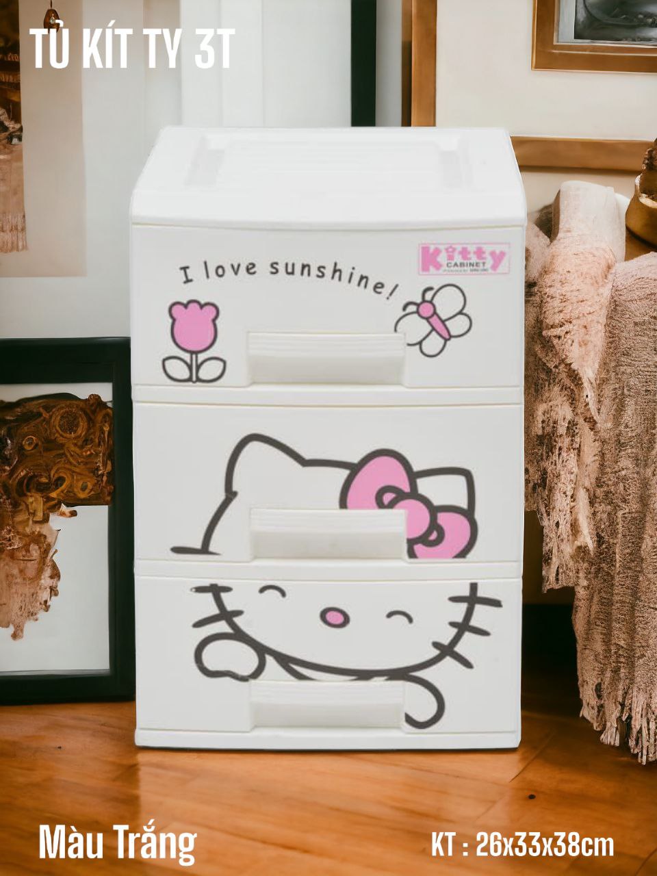TỦ NHỰA 3 / 4 TẦNG KIT TY ĐỰNG ĐỒ ĐA NĂNG - TỦ ĐỰNG QUẦN ÁO TRẺ EM ĐỰNG TÀI LIỆU GIẤY A4 NHỎ GỌN TIỆN LỢI