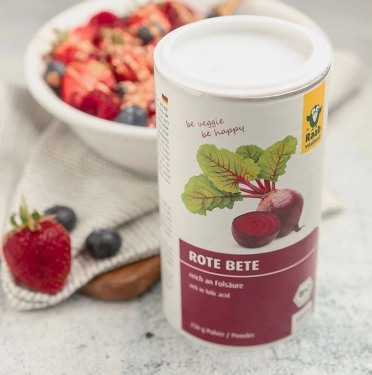 Bột củ dền hữu cơ Raab Organic Beetroot Powder 250g