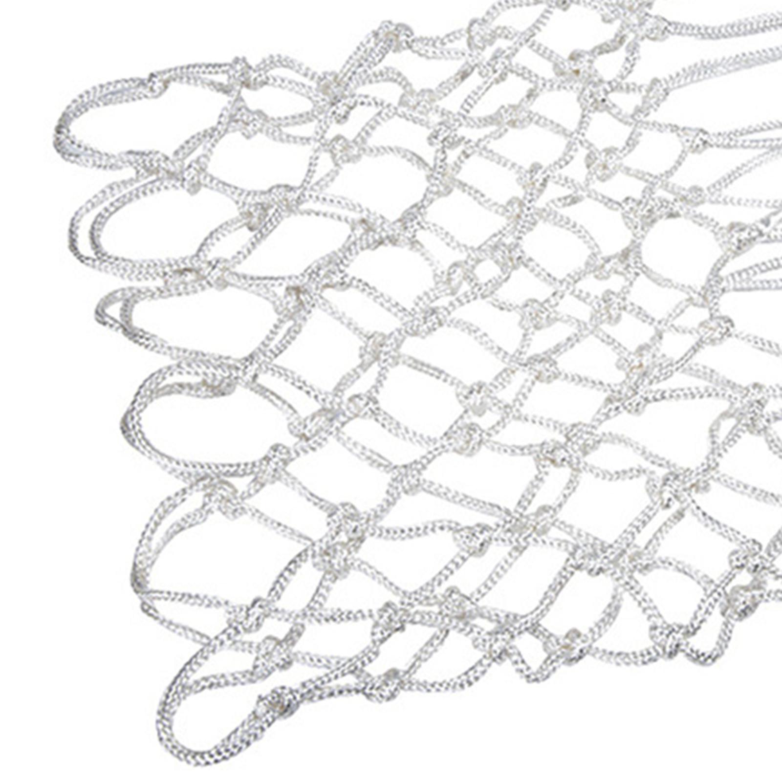 Glow in The Dark Outdoor Basketball Net Nylon Glowing Basketball Hoop Rim Net Thick Replacement Standard Size Net Rim Hoop