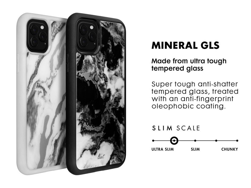 Ốp lưng LAUT Mineral Glass For iPhone 11 Pro/11 Pro Max-hàng chính hãng