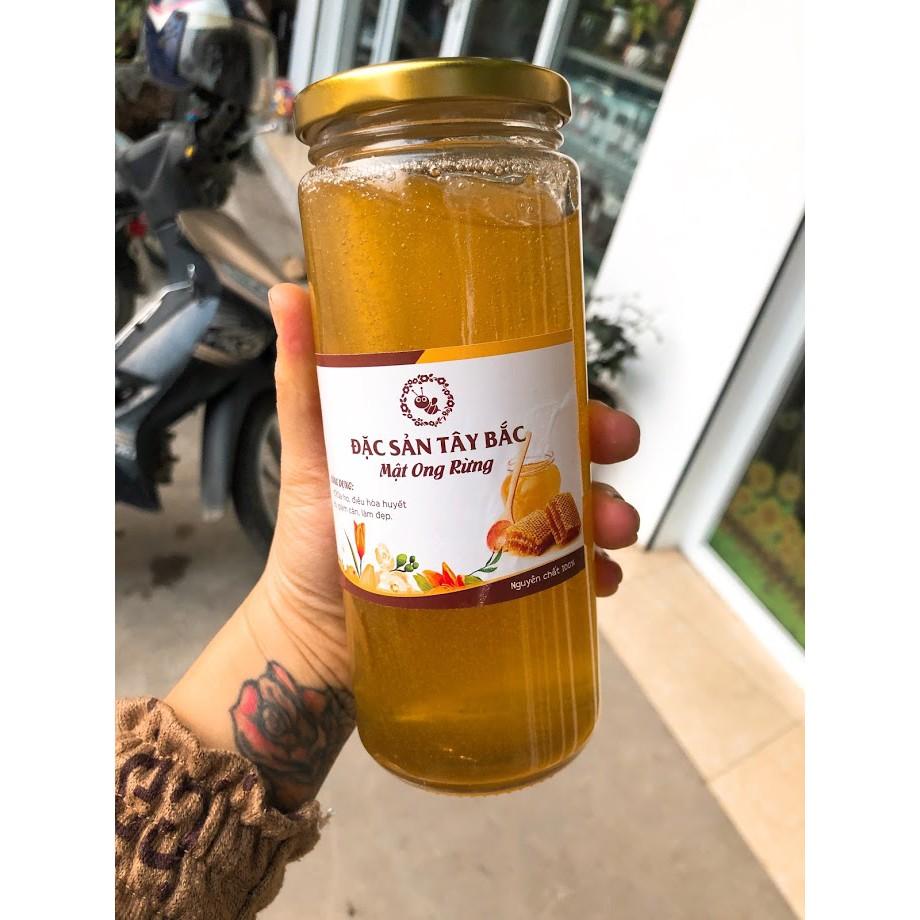 mật ong hoa rừng (mù căng chải) chai 1 lít