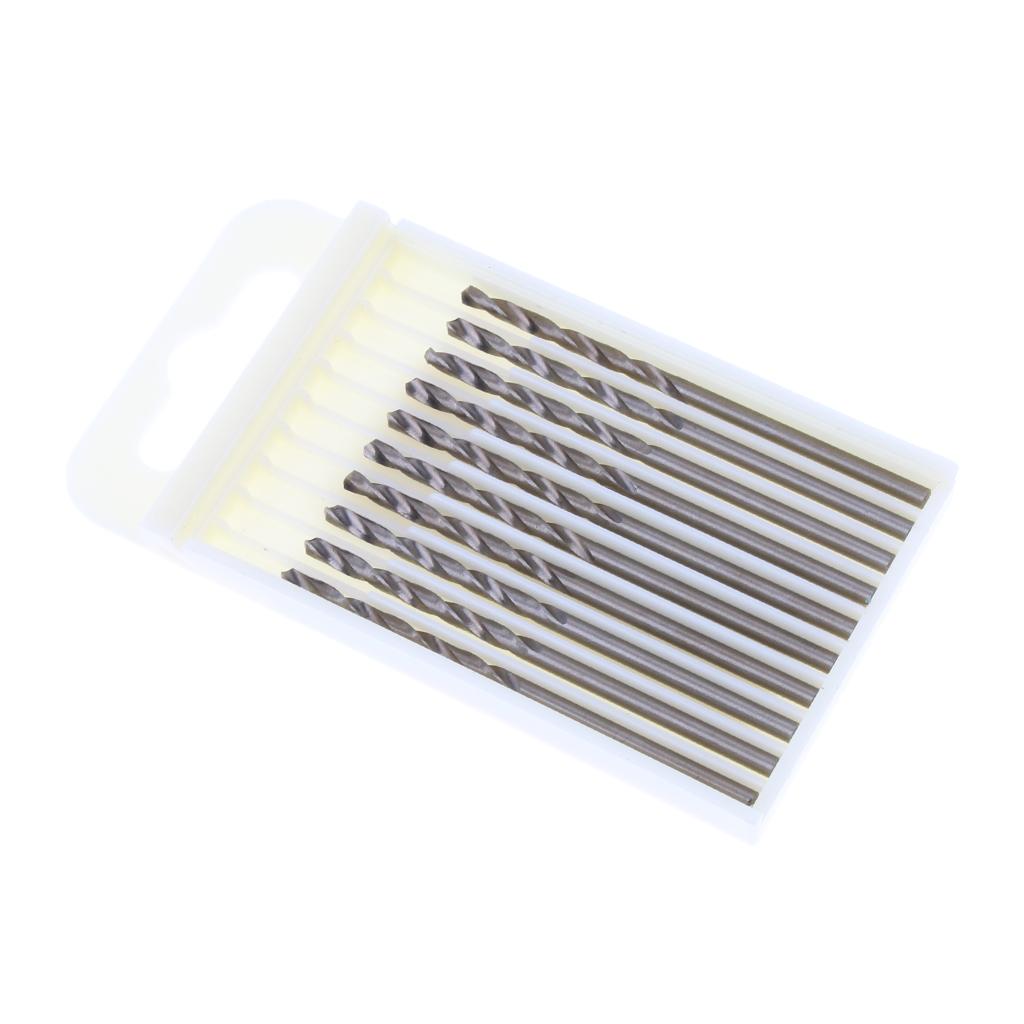 2.2mm HSS Twist Drill Bit Straight Shank For Metal Plastic Power Tool 10pcs