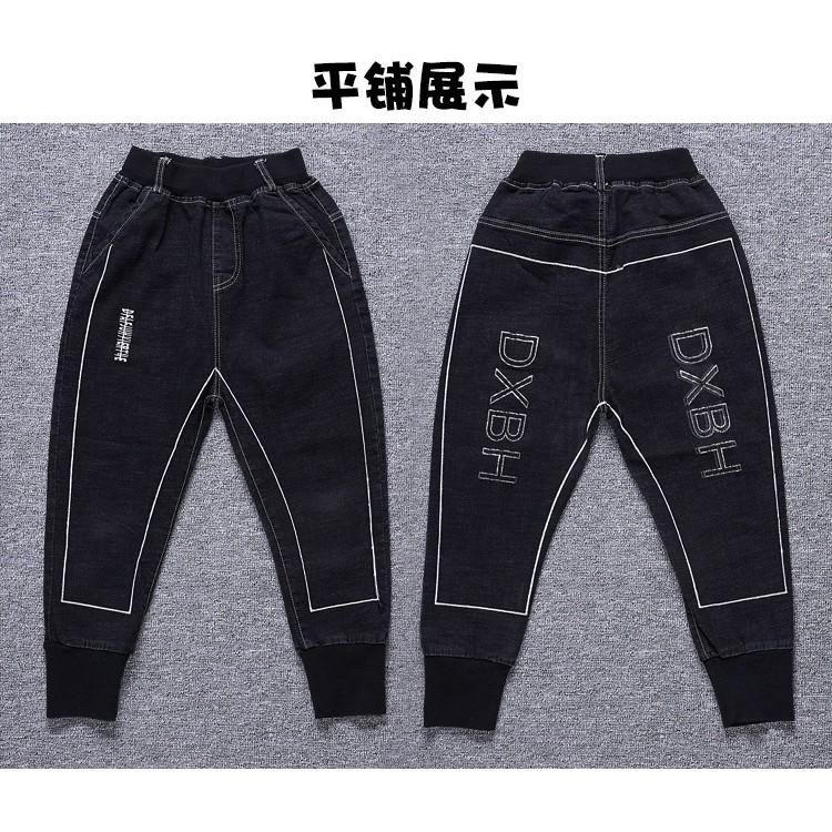 JL6 Size110-160 (15-40kg) Quần jean cho bé trai lớn Thời trang trẻ Em hàng quảng châu