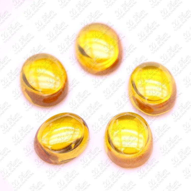 1Viên Bi THUỶ TINH hình OVAL 5 x 10 x 14mm. Màu tráng gương siêu đẹp giá hạt dẻ