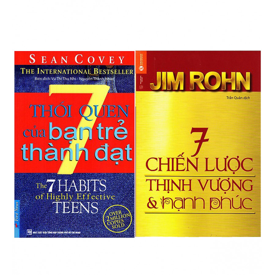 Combo 7 Thói Quen Của Bạn Trẻ Thành Đạt + 7 Chiến Lược Thịnh Vượng Và Hạnh Phúc