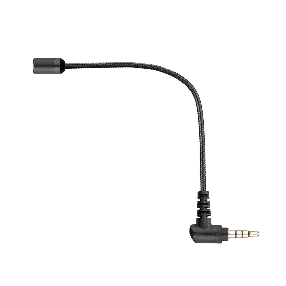 Mic Thu Âm Đa Hướng Mini Kèm Đầu Cắm Boya By-Um4 Cho iOs/Android Máy Tính Laptop Đen