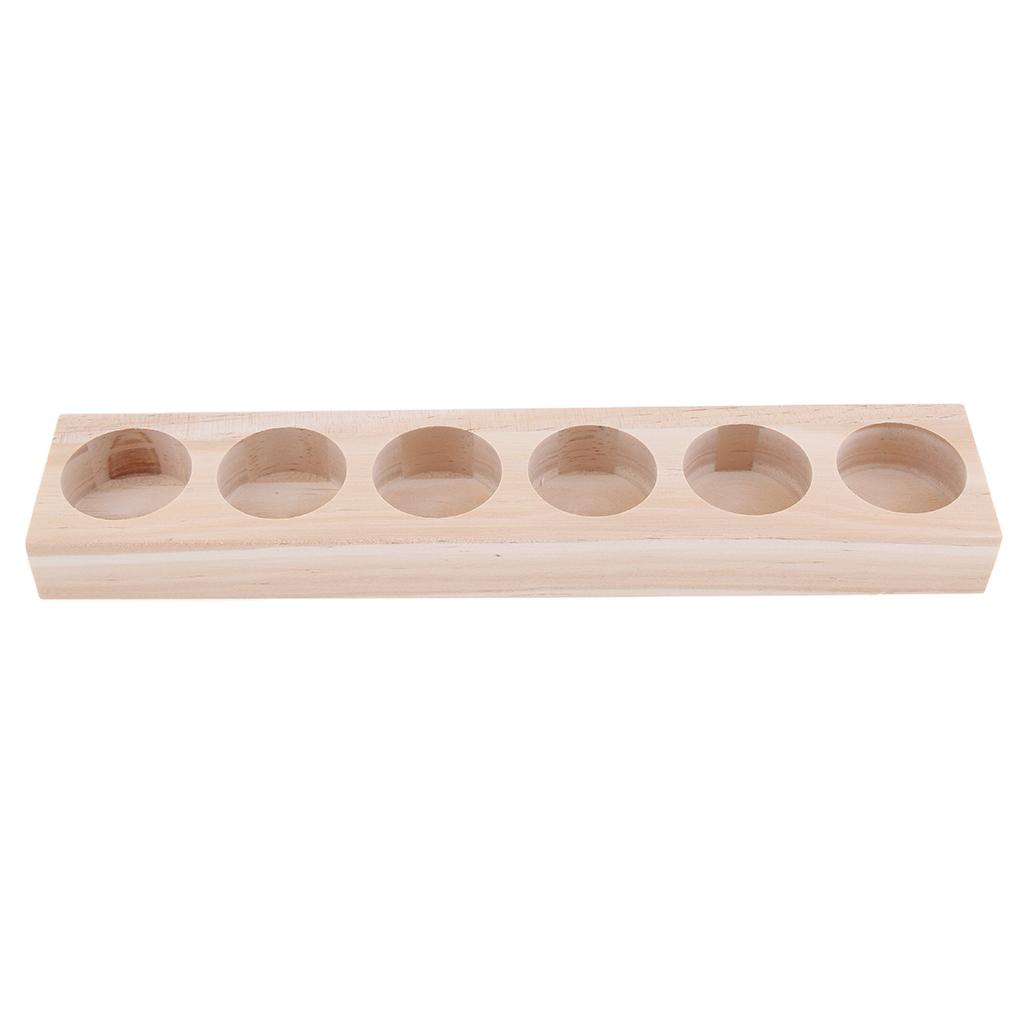 Handmade Wood Essential Oils Perfume Display Organizer Rack Holder Stand