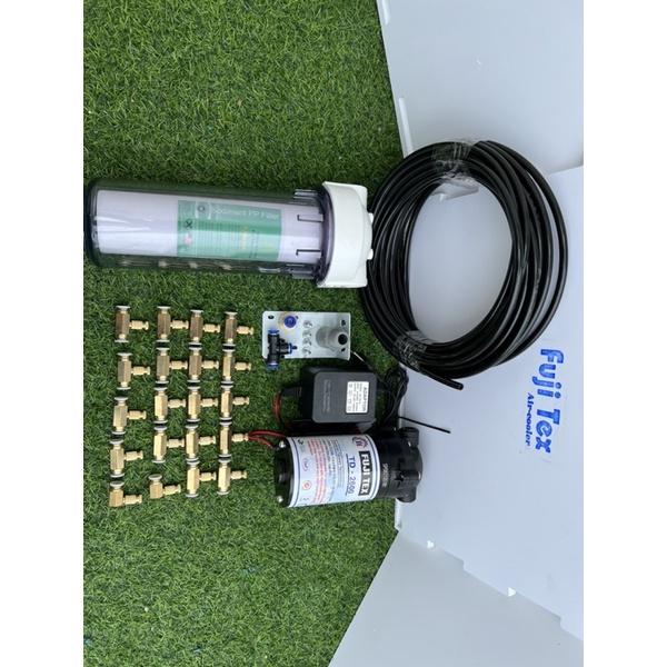 Bộ máy phun sương 15 béc cao cấp - giá rẻ
