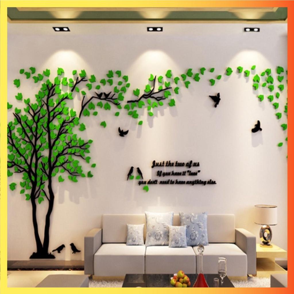 Decal 3D trang trí tường nhà cửa Home Decor Bedroom Living Room Wallstickers