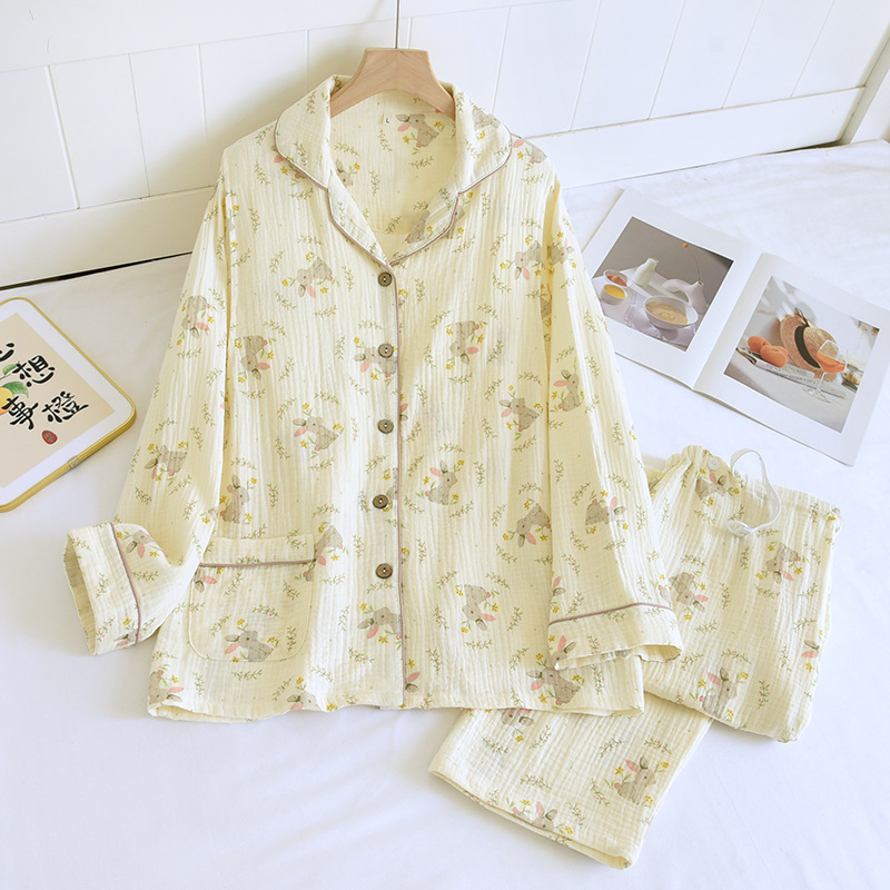 Bộ Đồ Bầu Và Sau Sinh Dài Tay Có Khe Mở Cho Con Bú Chất Liệu Xô Muslin M5