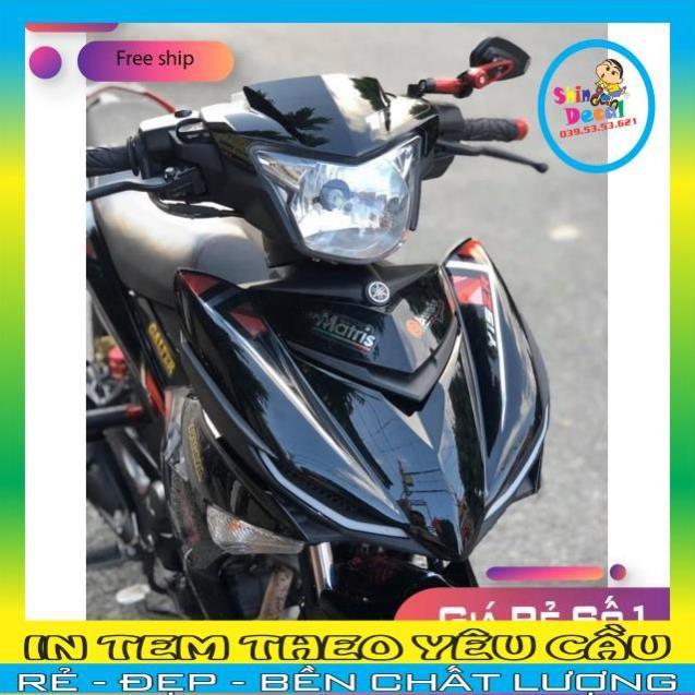 Tem rời ex 150 Y15zr đỏ đen Crom