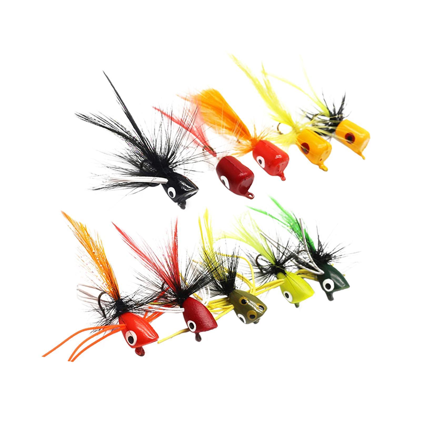 10 Pieces Fly Fishing Fishing Lures Assortment Artificial Baits Fly Fishing for Trout Salmon Fly Fishing Sunfish