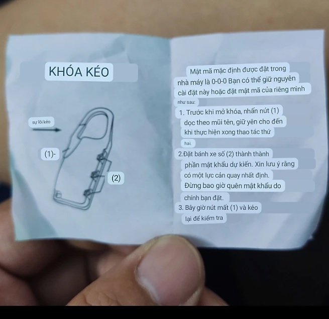 Khóa Vali Columbia , khóa Balo, khoá hành lý bằng mã số tiện dụng, an toàn - Hàng chính hãng
