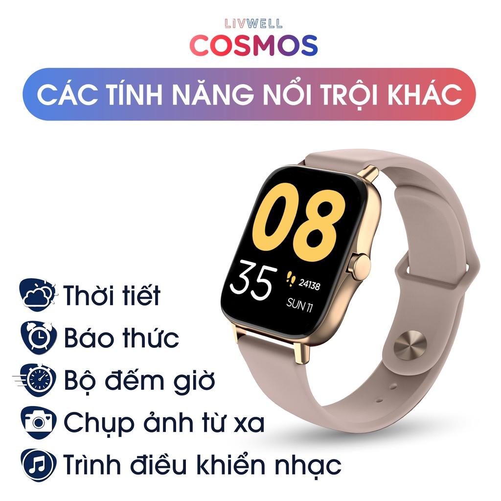 Đồng Hồ Thông Minh LivWell Cosmos - Hàng Chính Hãng - Bảo Hành 12 Tháng 1 Đổi 1 - PEACH GOLD