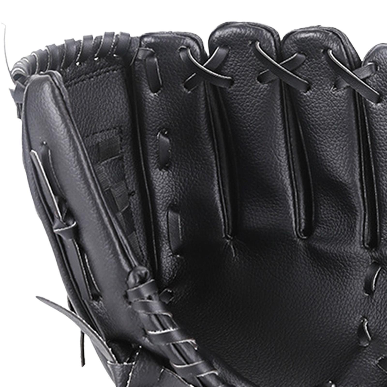 Baseball Fielding Glove and Ball Left Hand Glove Sports Batting Glove Wear Resistant Thickening Durable for Beginner or General Competition