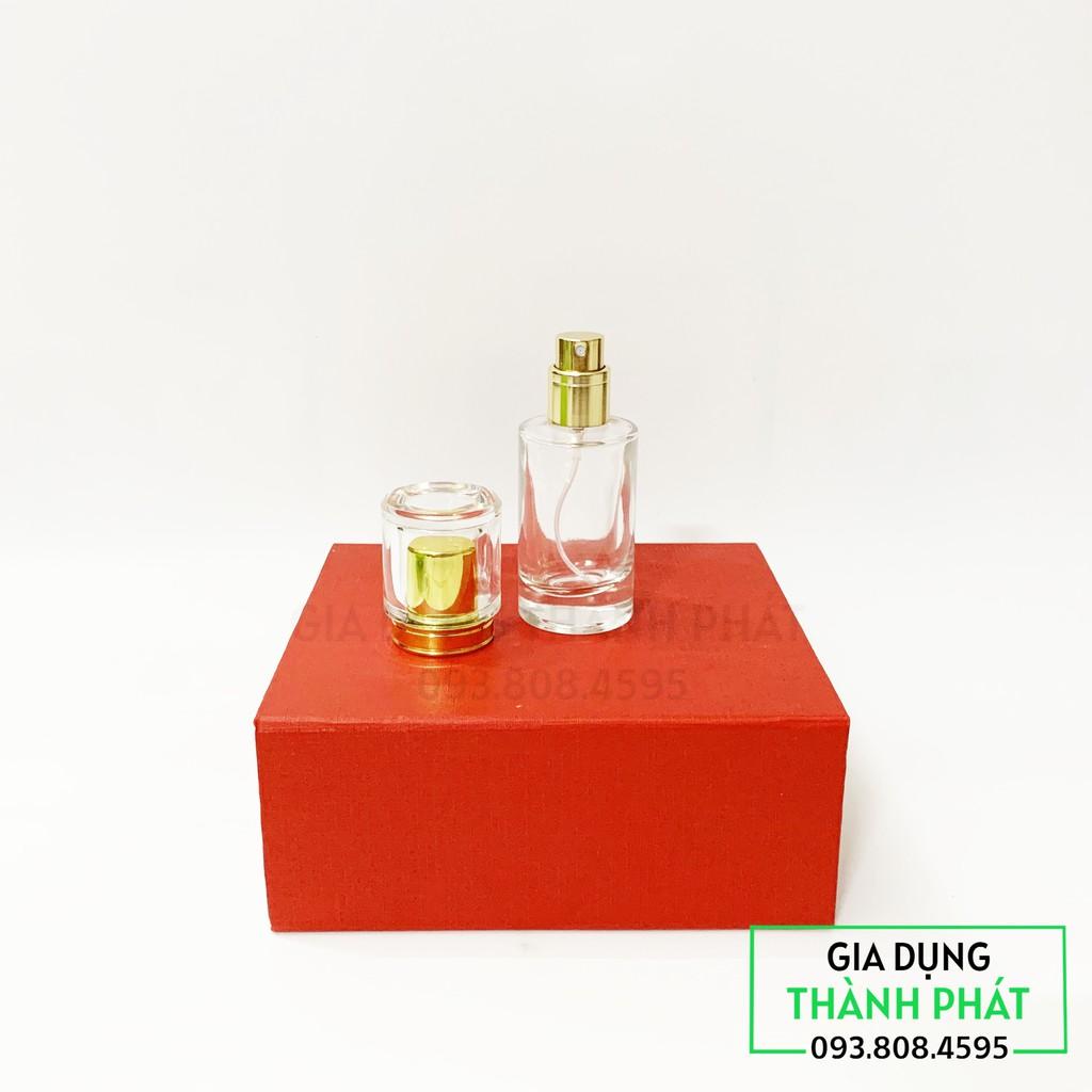 CHAI CHIẾT THỦY TINH TRÒN 20ML