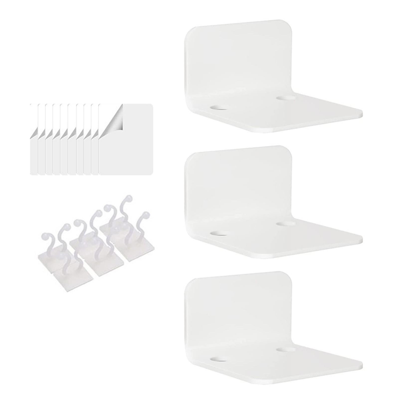 Acrylic Wall Shelves Display Ledges Monitor Wall Shelf Storage Shelves Floating Shelves for Storage and Decorative Room Wall Shelf