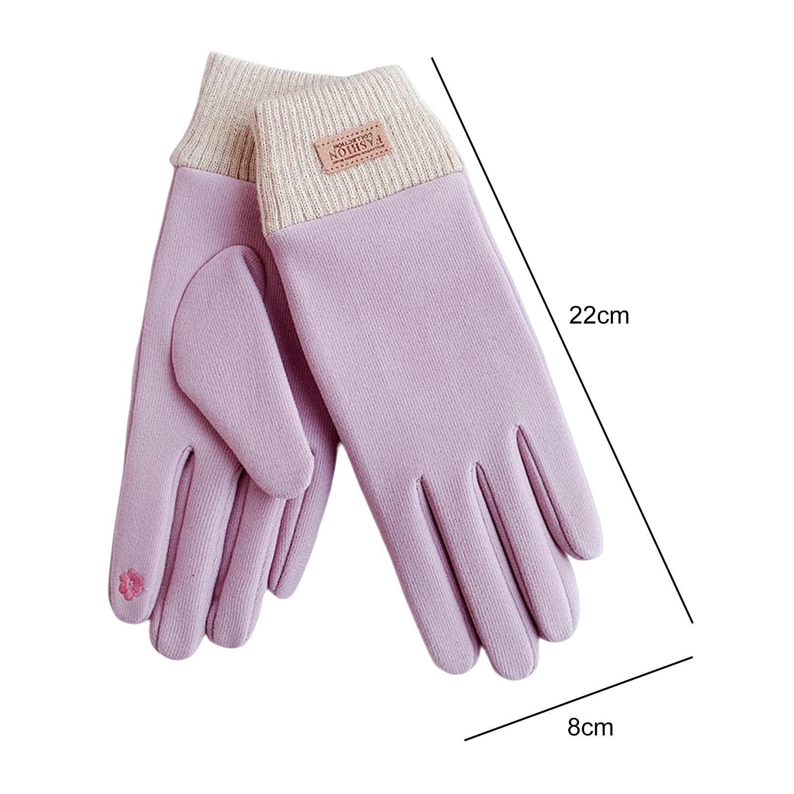 Windproof Women Winter Touch Screens Gloves Cold Weather Running