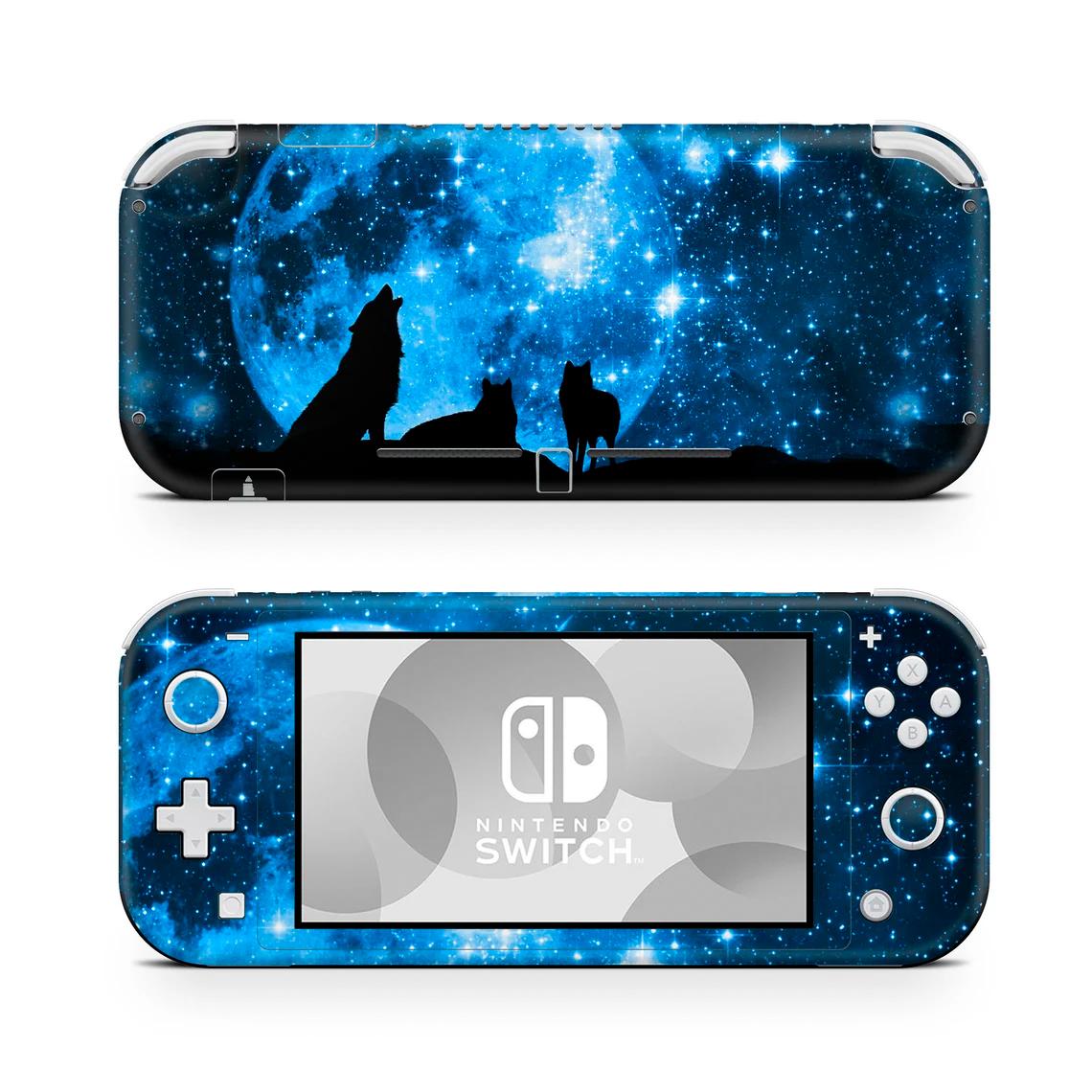 Skin decal dán Nintendo Switch Lite mẫu bầy sói