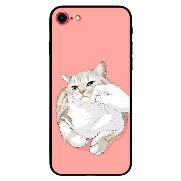 Ốp lưng in cho Iphone 7/ 8 Mẫu Mèo Mập