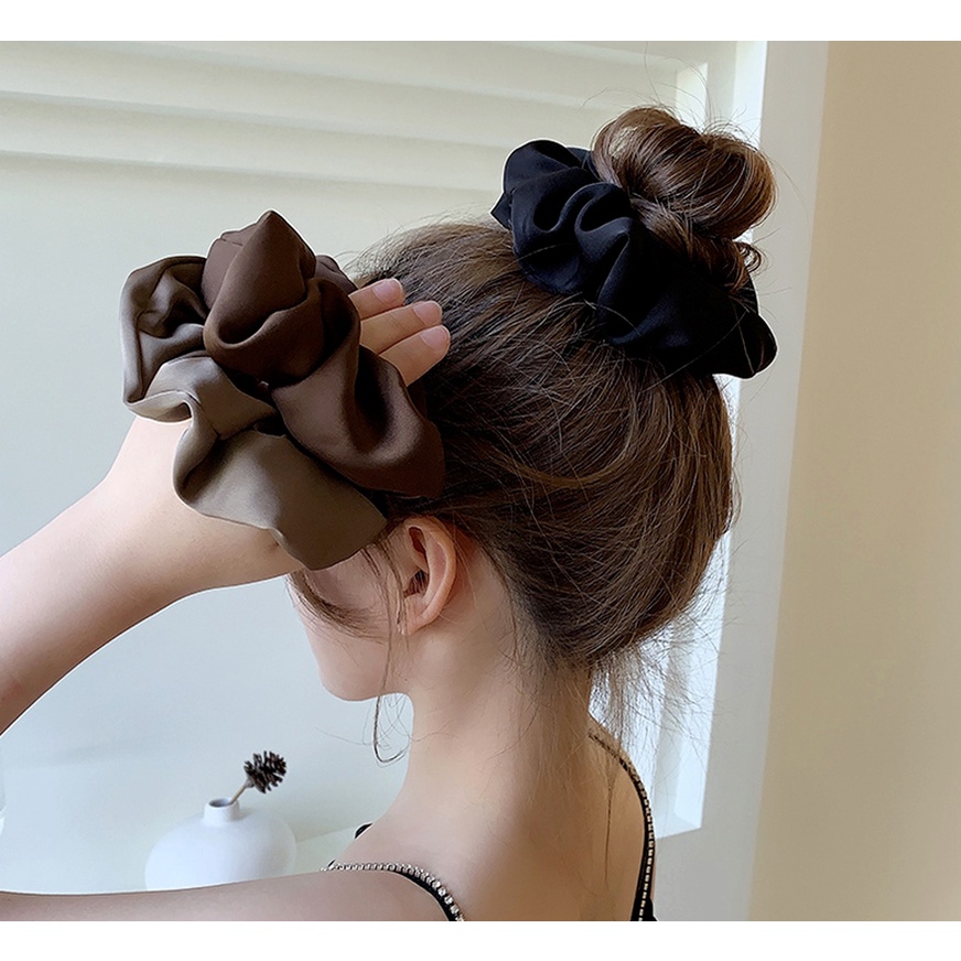 Dây buộc tóc vải scrunchies phụ kiện thời trang dễ thương đáng yêu - Storevanshop CT0003