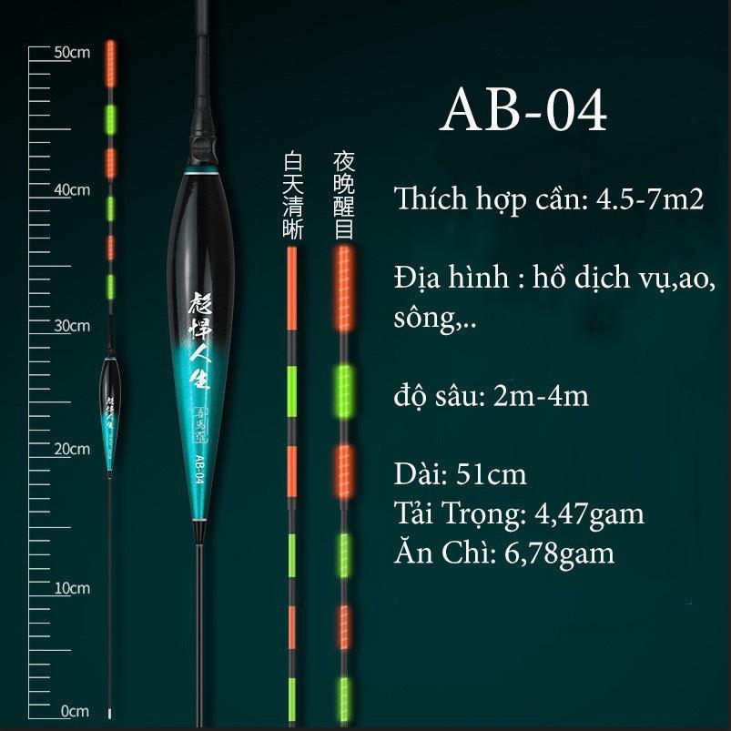 Phao Săn Hàng Ngày Đêm AB Phao Câu Đèn Chất Liệu Cao Cấp Với Tăm Phao To Chống Mỏi Mắt