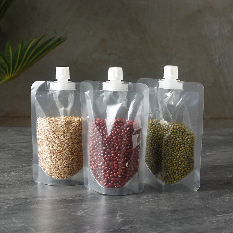 Set 5 Túi Đựng Bảo Quản Đồ Khô, Các Loại Hạt Ngũ Cốc- Túi Đựng Thực Phẩm Có Nắp Đậy Chống Ẩm Tiện Lợi