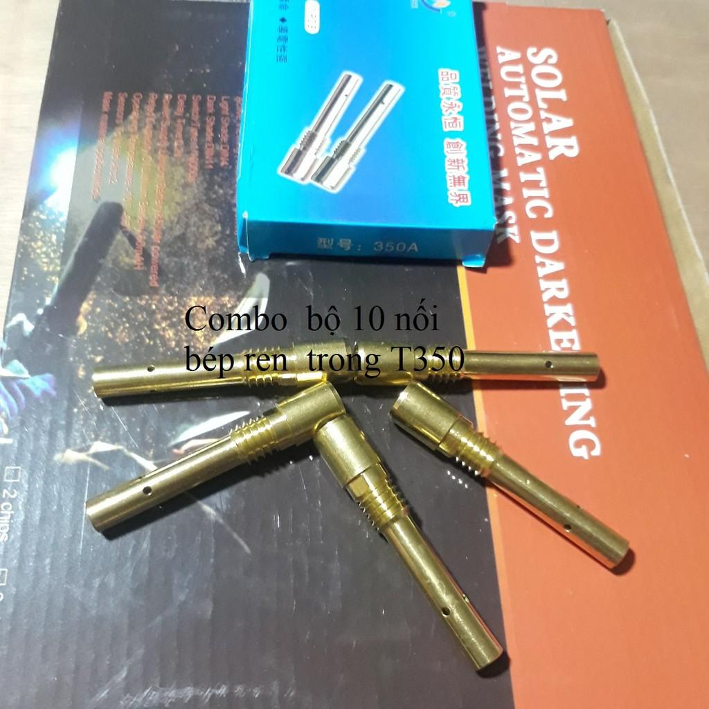 Nối bép T350 ren ngoài Combo bộ 5 bép
