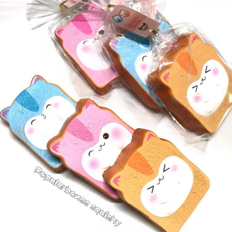 (23/9 CẬP NHẬT HÀNG VỀ) Squishy lát bánh mỳ poli (có ảnh khách chụp