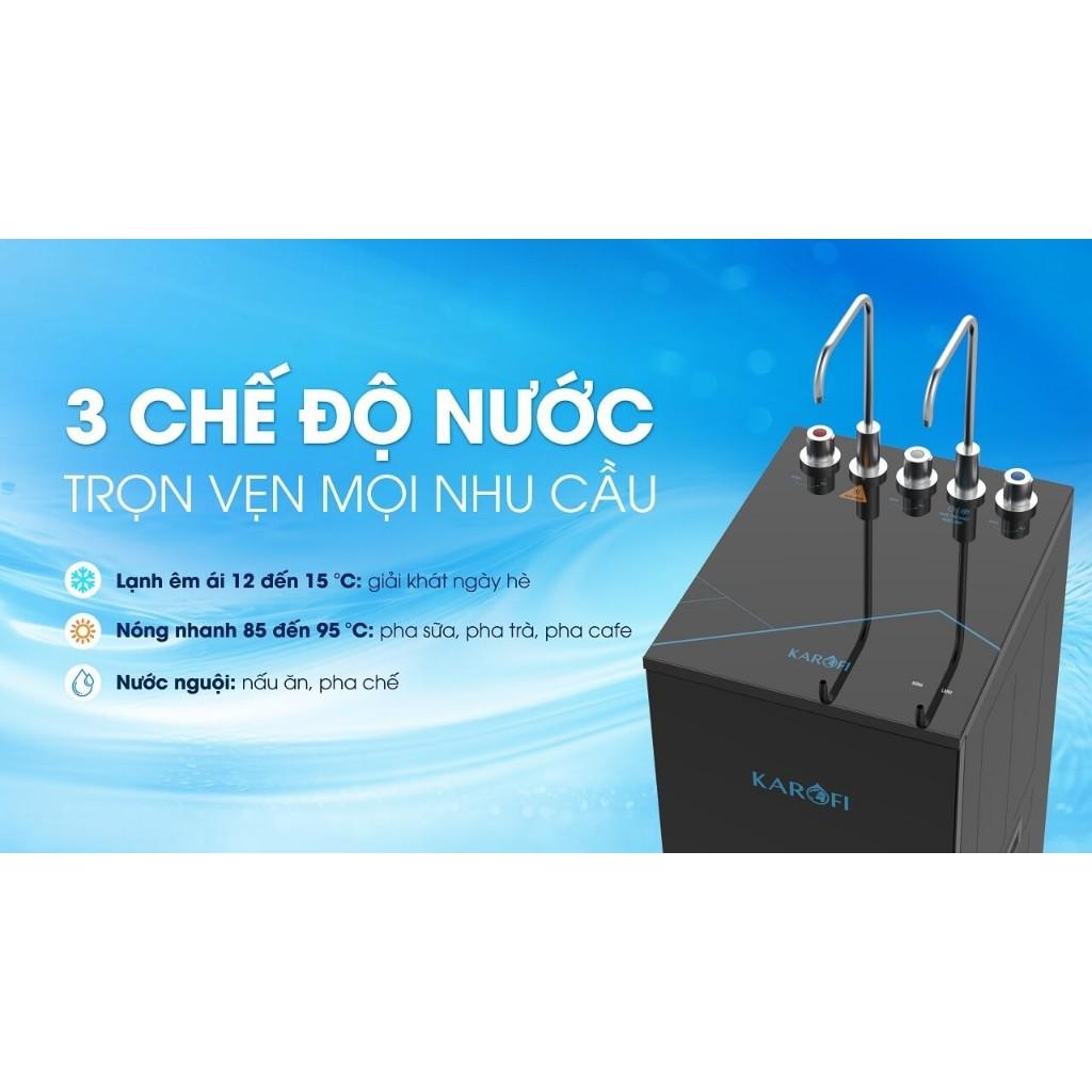 Máy lọc nước nóng lạnh RO Mỹ 10 lõi Karofi KAD-M59 - Giao trước lắp sau miễn phí toàn quốc - Bảo hành 36 tháng