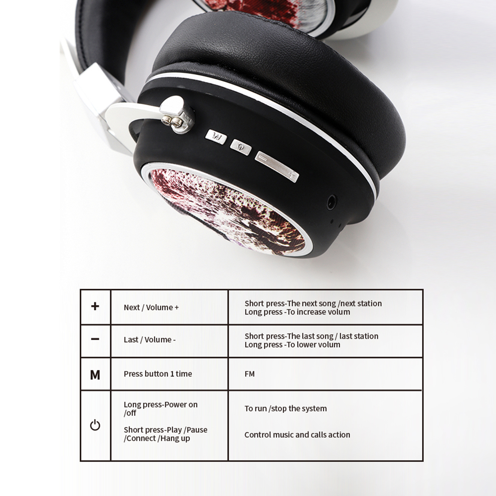 Tai Nghe Không Dây MH5 BT5.0 Với Micrô Âm Thanh Nổi HiFi Chức Năng FM