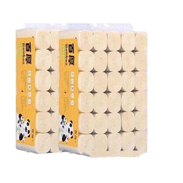 Bịch 36 cuộn giấy gấu trúc vệ sinh BAIHOU - Siêu rẻ